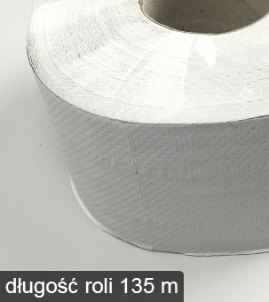 papier toaletowy makulaturowy Cliro 52865 długość roli